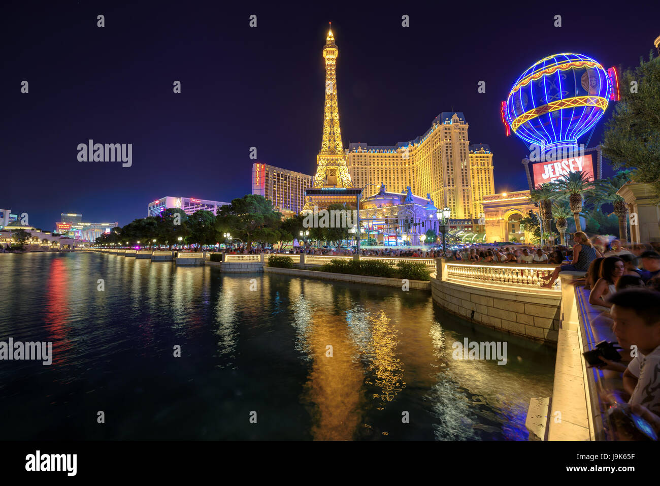 Il Paris Las Vegas hotel e casinò di Las Vegas. Foto Stock