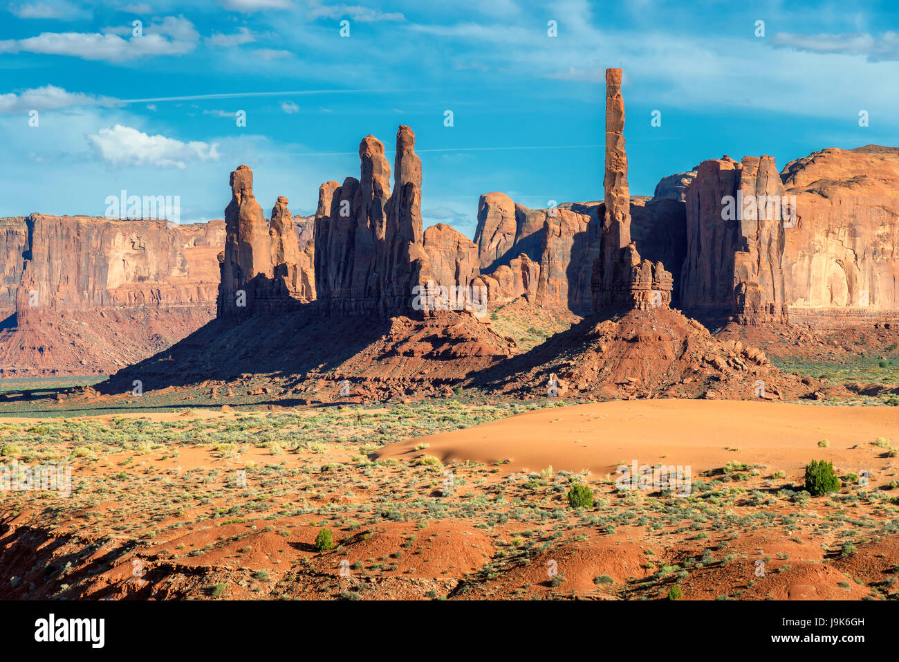 Paesaggio dell'Arizona, Monument Valley Foto Stock