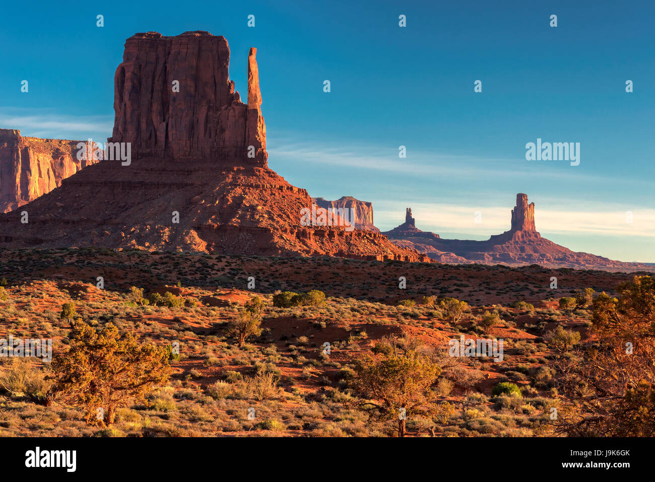 Paesaggio dell'Arizona, Monument Valley Foto Stock