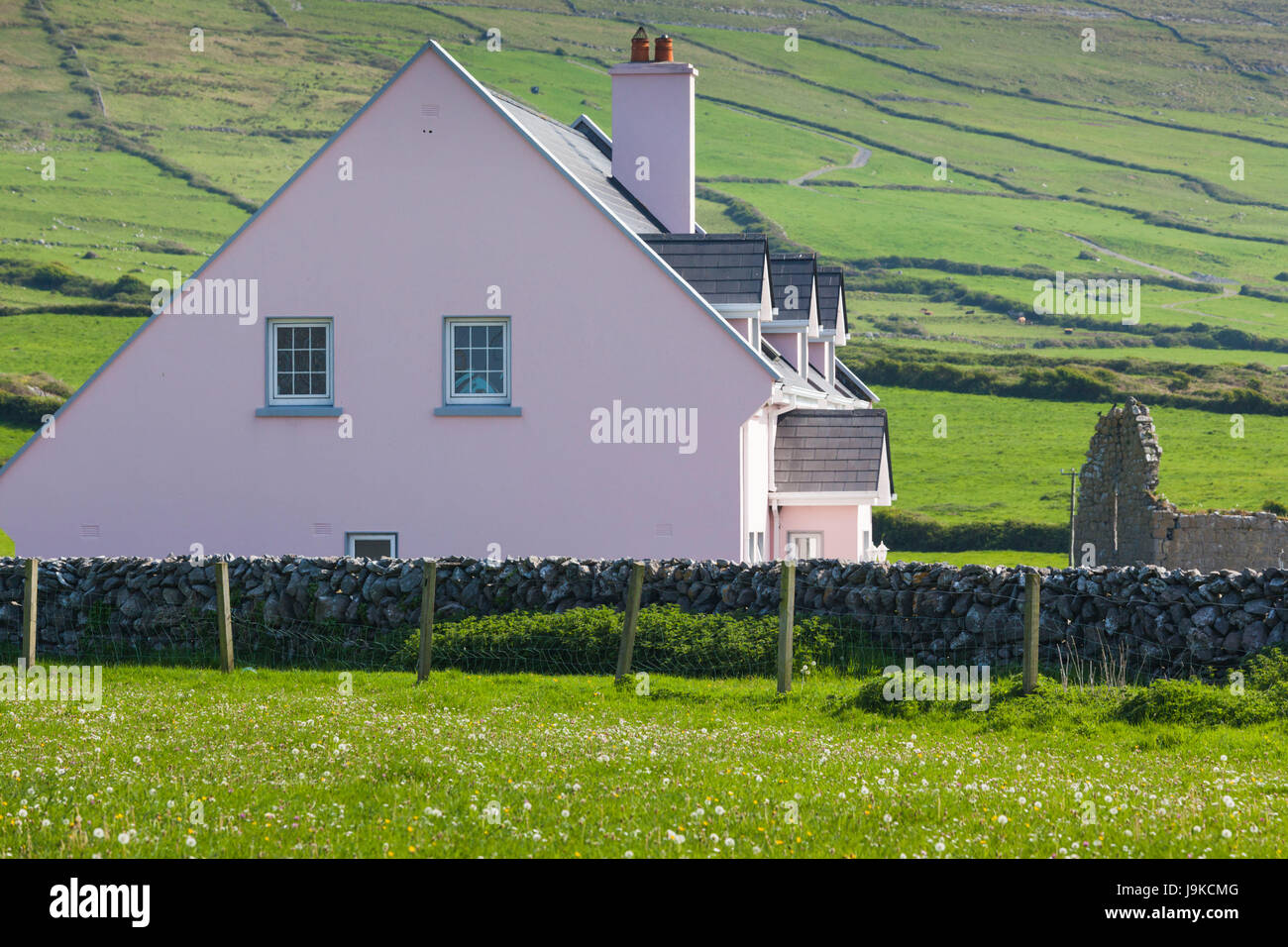 Irlanda, County Clare, Burren, Fanore, agriturismo Foto Stock