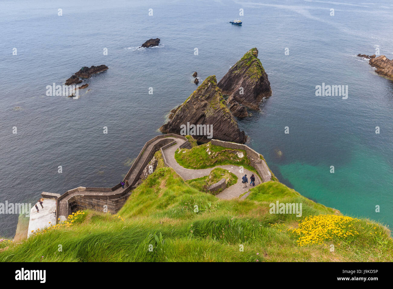L'Irlanda, nella contea di Kerry, la penisola di Dingle, Slea Head