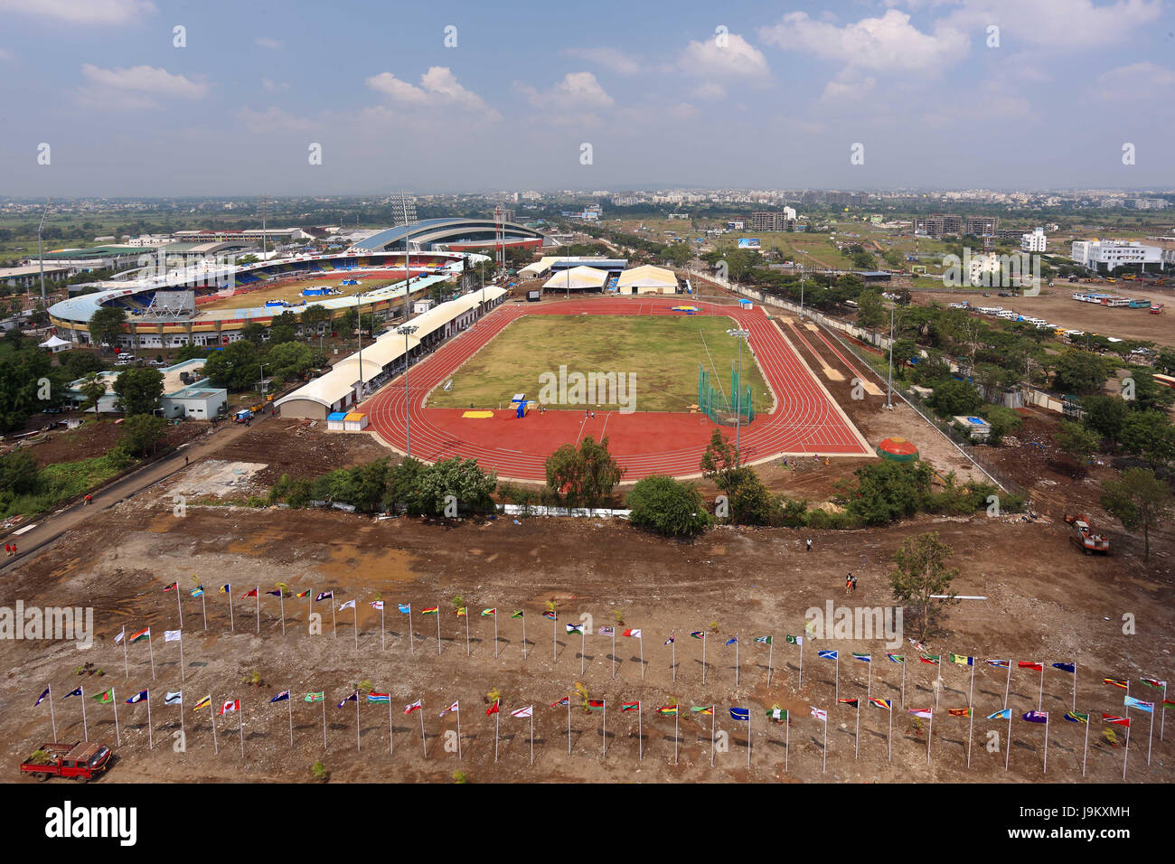 Shree Shiv Chhatrapati Sports Stadium Complex, Pune, Maharashtra, India, Asia Foto Stock