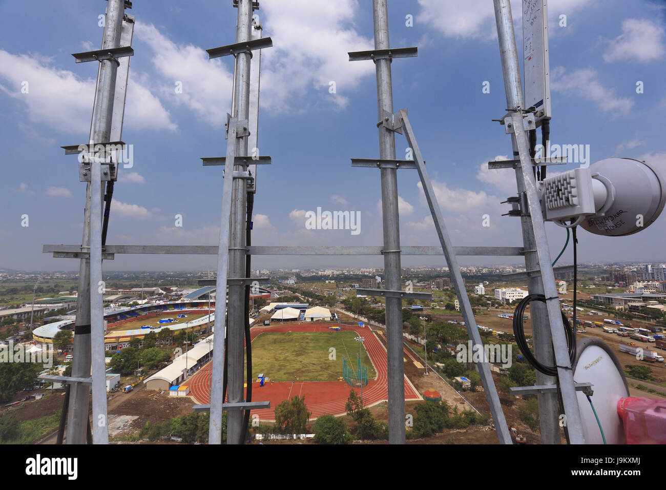 Shree Shiv Chhatrapati Sports Stadium Complex, Pune, Maharashtra, India, Asia Foto Stock