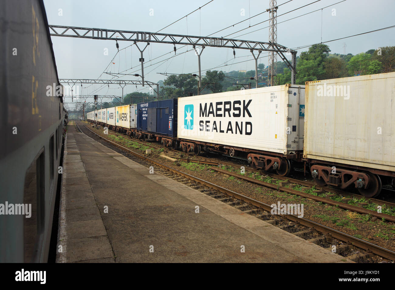 Ferrovie per le importazioni e le esportazioni, India, nashik, Maharashtra, India, Asia Foto Stock