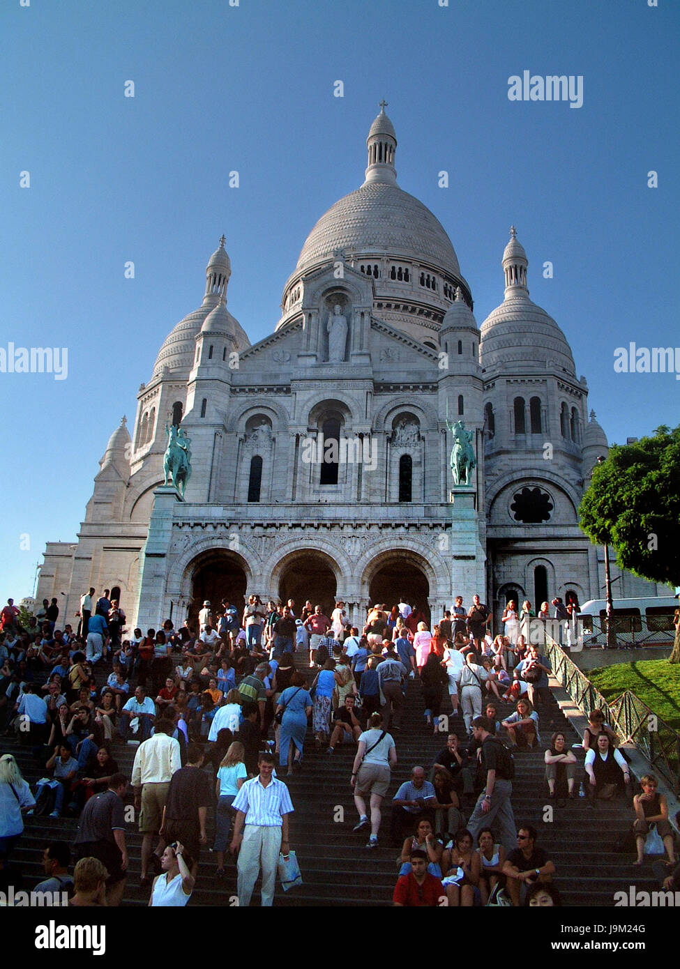 Il Sacre Coeur, Parigi Foto Stock