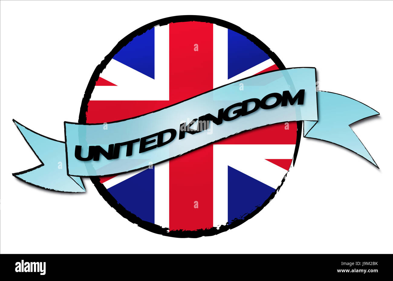 Londra, Inghilterra, Regno, unito a Londra, Inghilterra, bandiera, viaggio, pulsante Foto Stock