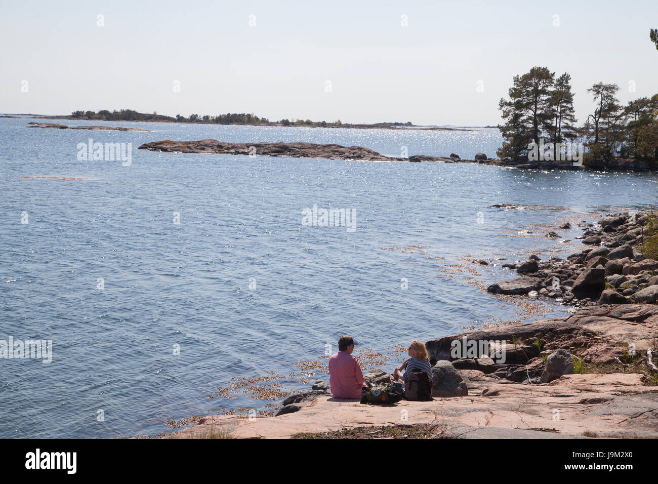 STENDÖRREN Naturereserve fuori Nyköping Södermanland 2017 Foto Stock