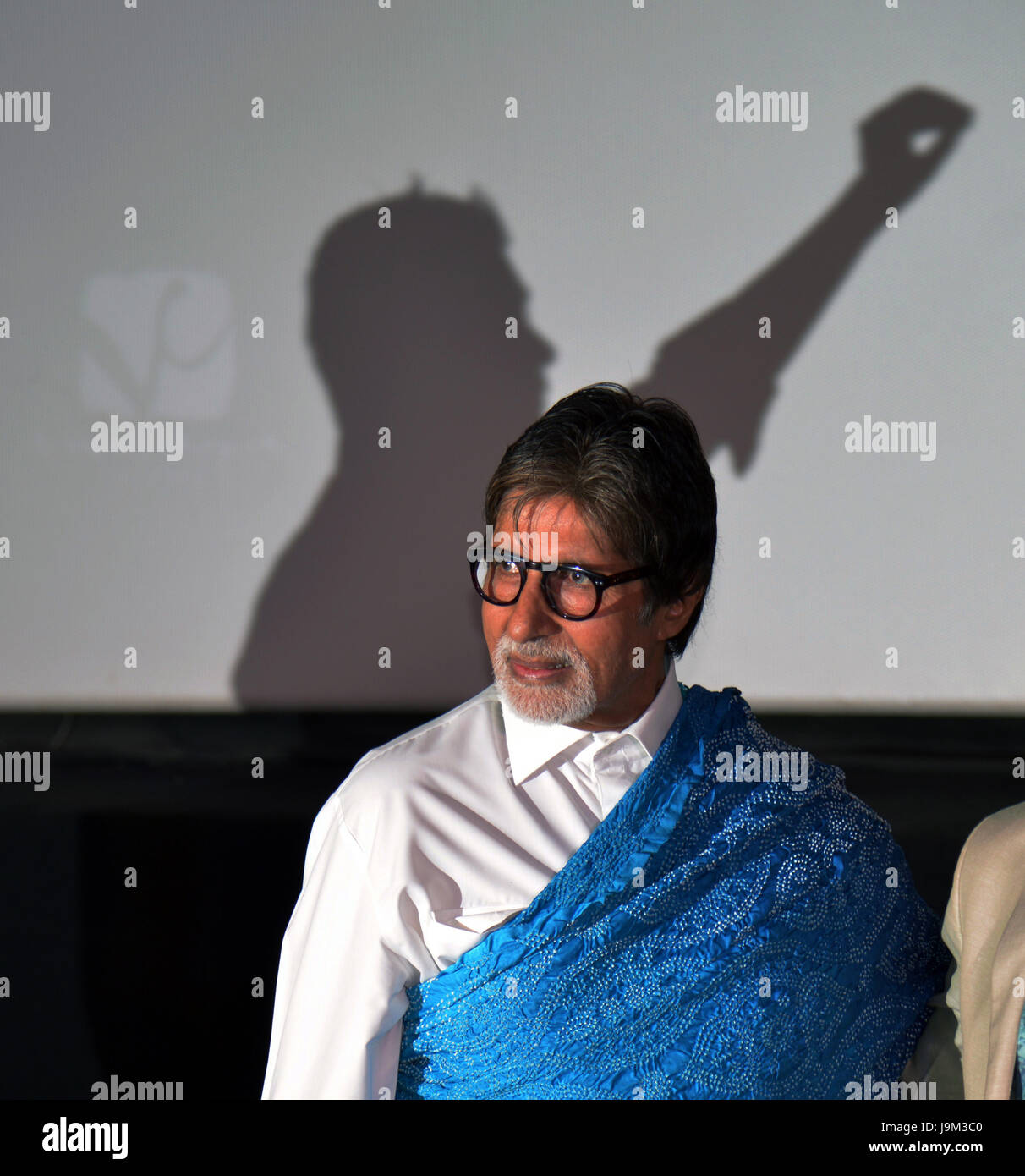 Bollywood indiana attori, Amitabh Bachchan, India, Asia Foto Stock