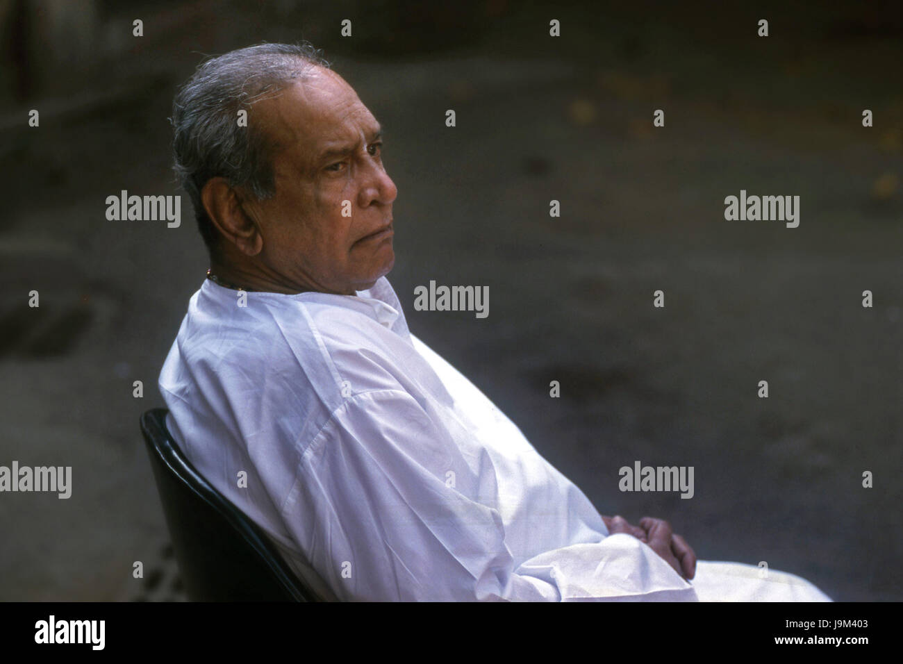 Cantante indiano, Bhimsen Joshi, India, Asia Foto Stock