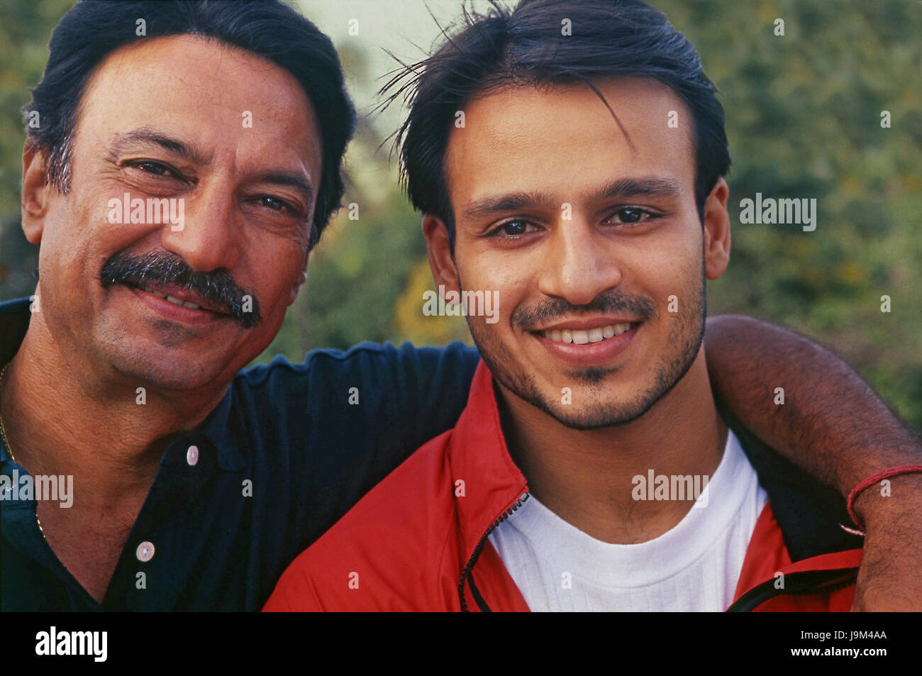 Bollywood indiana attore, suresh oberoi e vivek oberoi, India Foto Stock