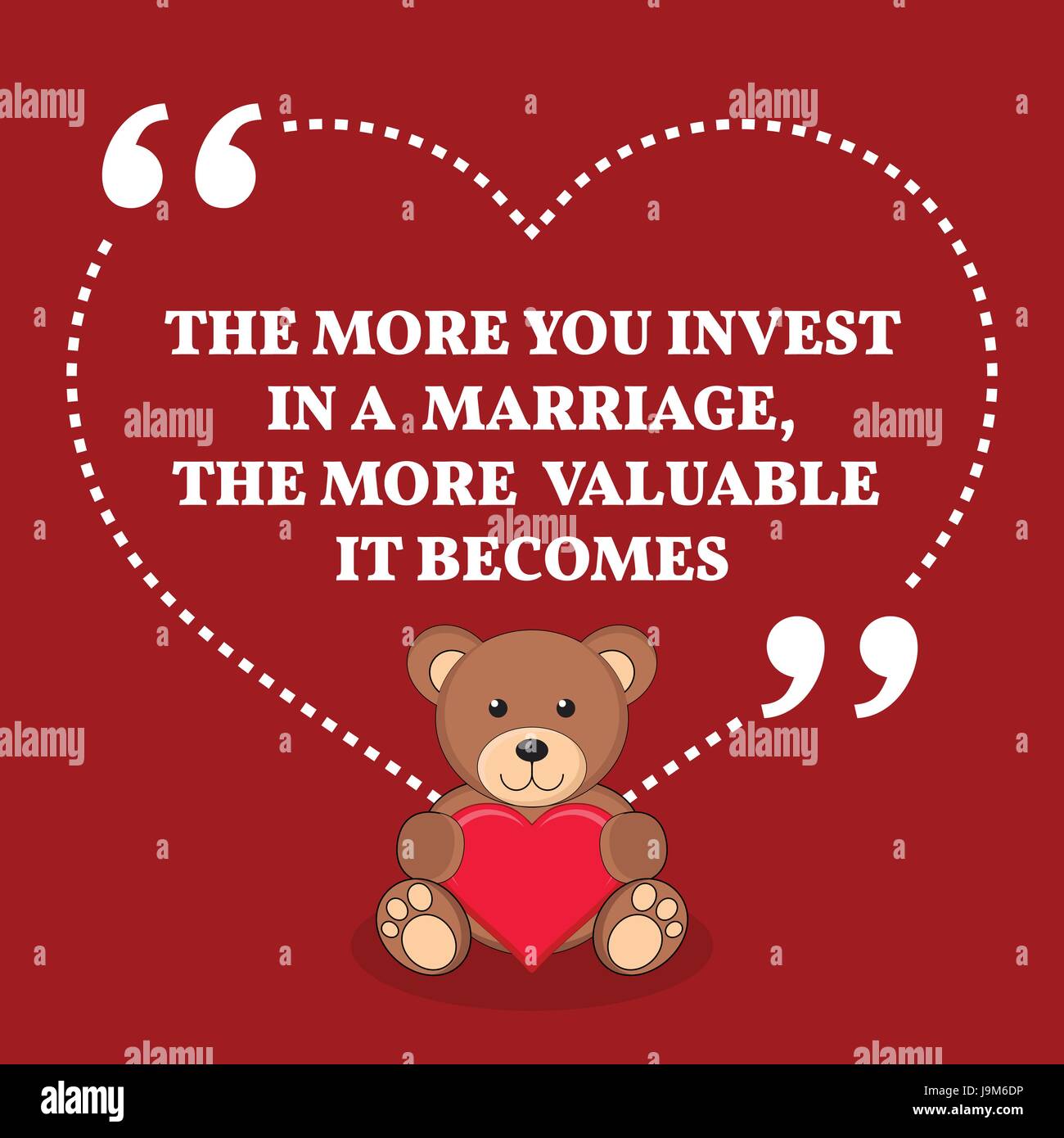 Di ispirazione amore il matrimonio preventivo. Il più che investire in un matrimonio, il più prezioso diventa. Semplice design alla moda. Illustrazione Vettoriale