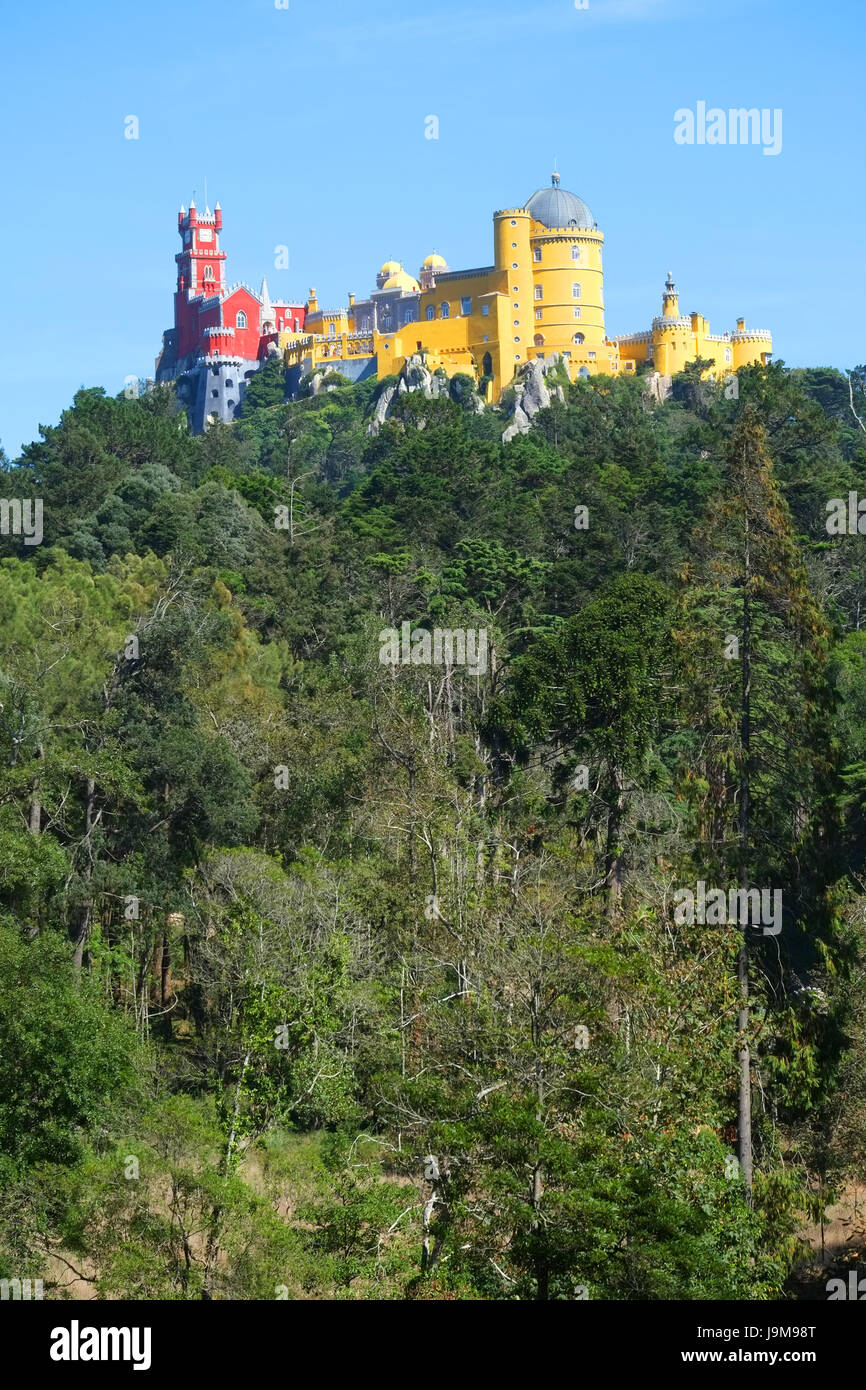 Peña Palazzo Sintra Portogallo Foto Stock