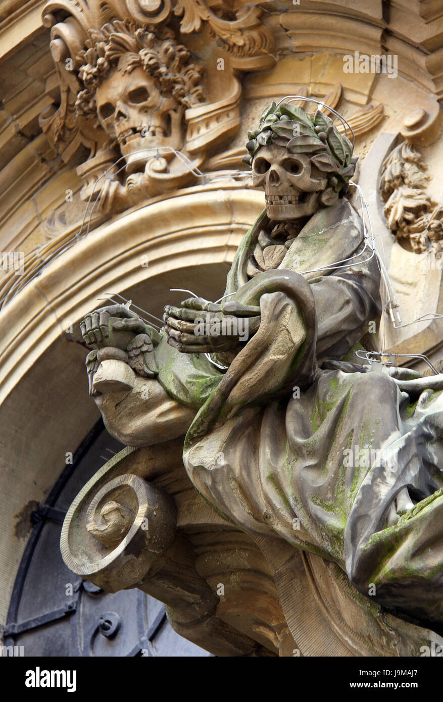 Motivi del cranio schnborn cappella a Wrzburg Foto Stock