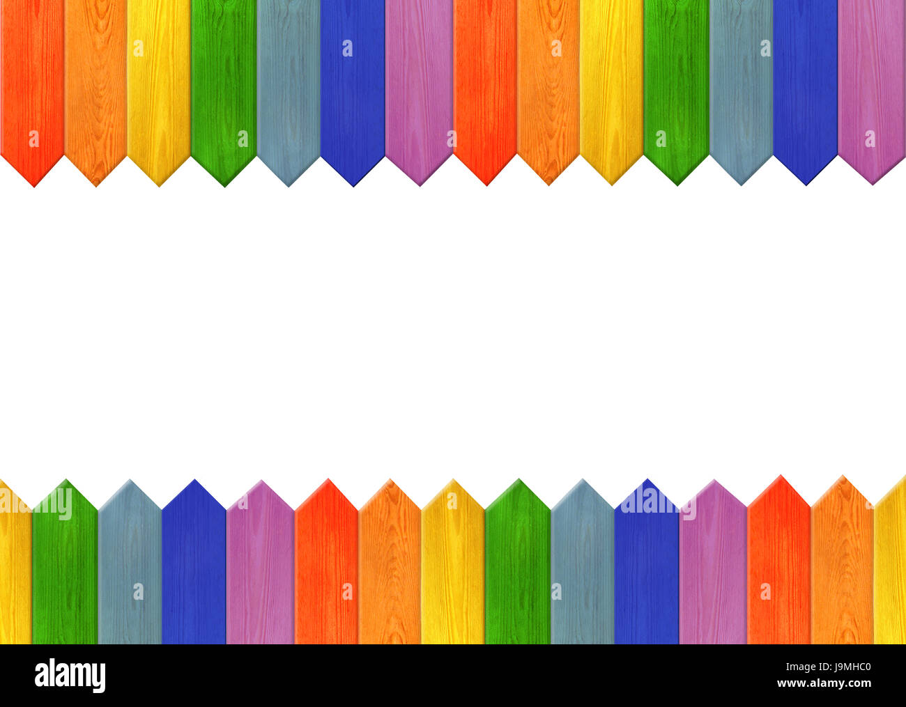Motivo dal multicolore schede affilata come un arcobaleno. Lo sfondo da strisce di colori diversi Foto Stock