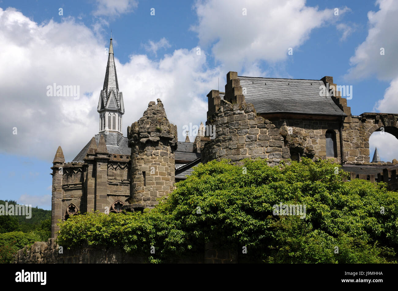 La rovina, chateau, castello, Torre, monumento, parco, turismo, attrazione, parete Foto Stock