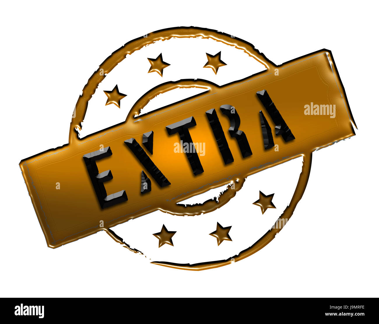 Banner, pittogramma, simbolo pittogramma, simbolo del commercio, oltre, extra, isolata, Foto Stock
