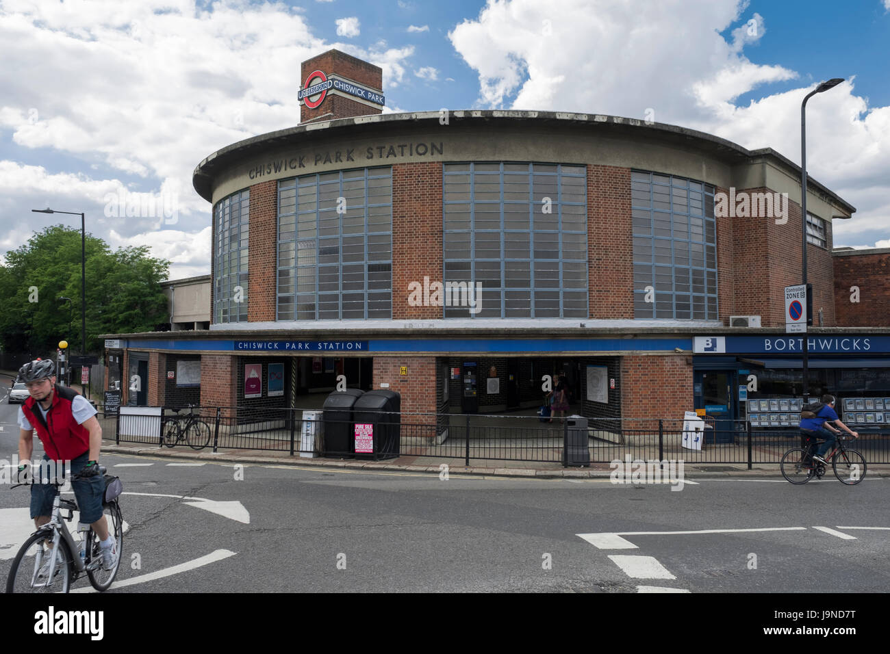 Il Chiswick Park Station Foto Stock