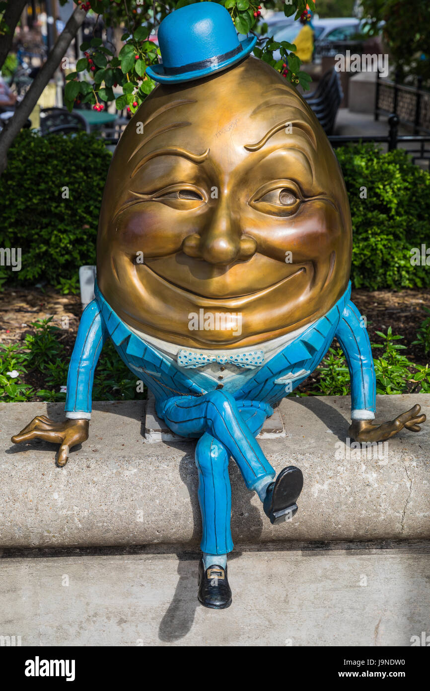 Humpty Dumpty Foto Stock