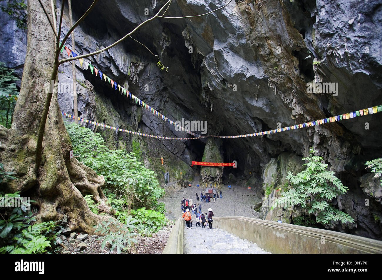 Il Vietnam,Hanoi,profumo pagoda,ingresso,turistica, Foto Stock
