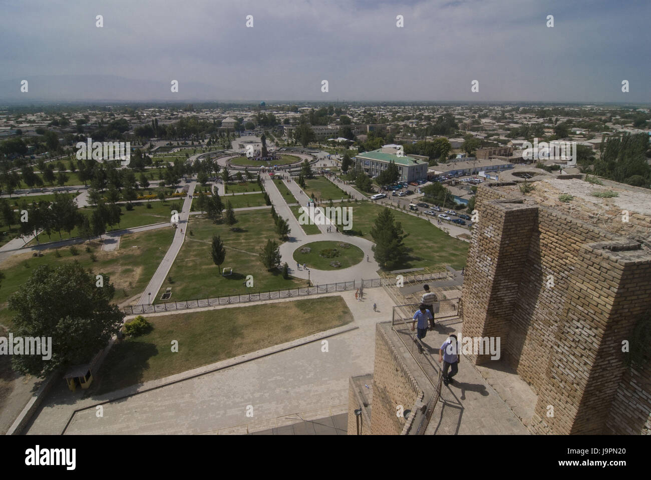 Vista del palazzo Ak-Saray,Timurs palazzo d'estate,Shakrisabz,UZBEKISTAN, Foto Stock