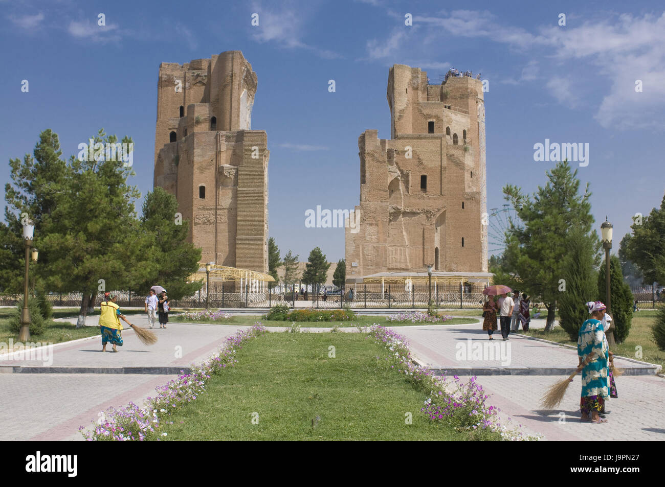 Palazzo Ak-Saray,Timurs palazzo d'estate,Shakrisabz,UZBEKISTAN, Foto Stock