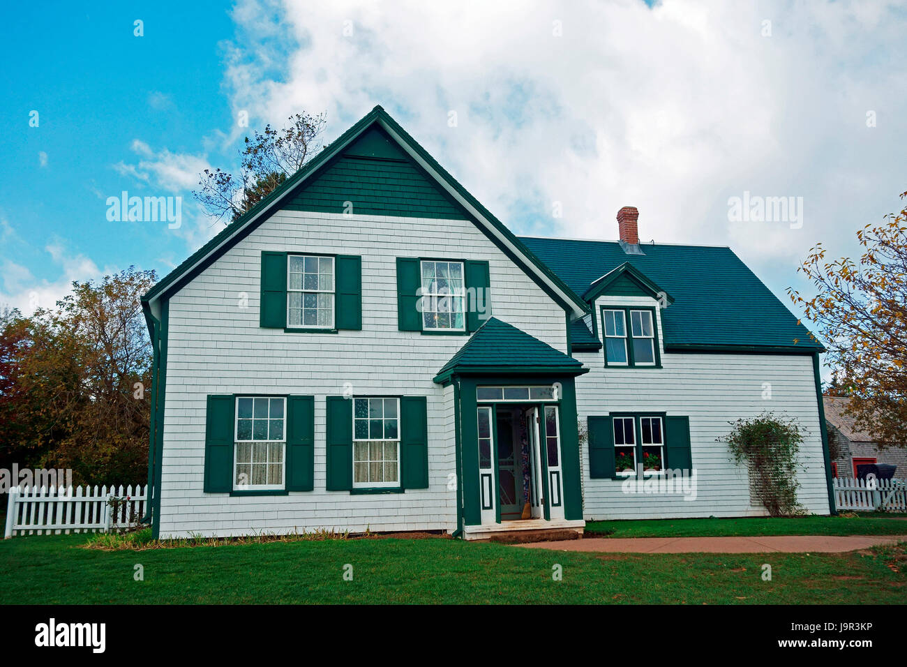 L'originale casa del patrimonio Green Gables a Cavendish, Prince Edward Island prima dei cambiamenti da parte del governo Foto Stock