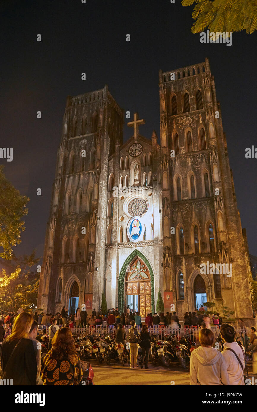 San Giuseppe cattedrale, Hanoi, Vietnam Foto Stock