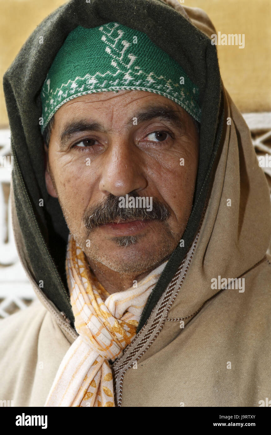 Ritratto di un uomo marocchino,Marocco, Foto Stock