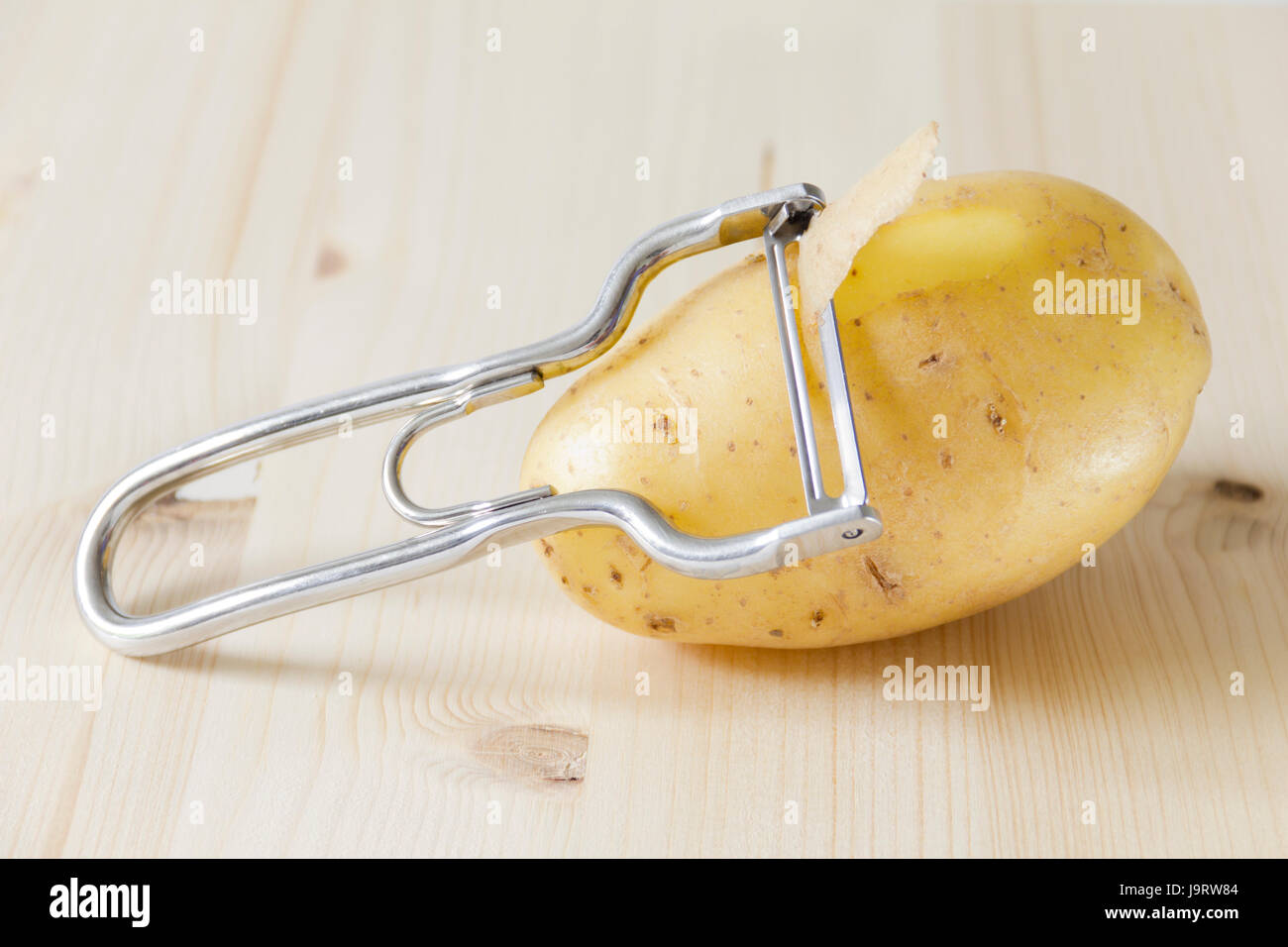 Salute, vegetale, dieta, materie, peeler, la nutrizione sana, patata, potatoe, Foto Stock