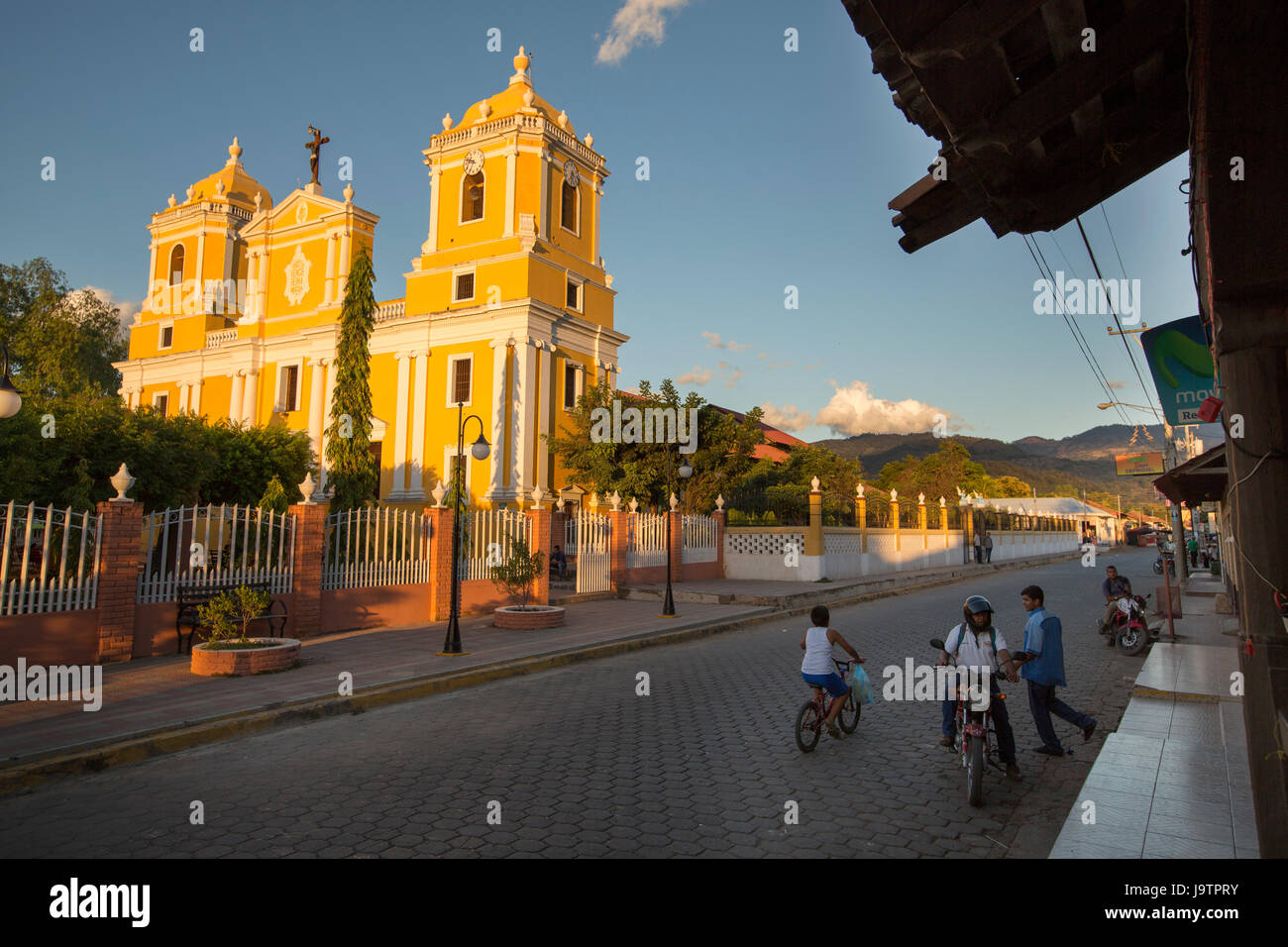 La Iglesia Esquipulas è situato nella città di El Sauce, Nicaragua. Foto Stock