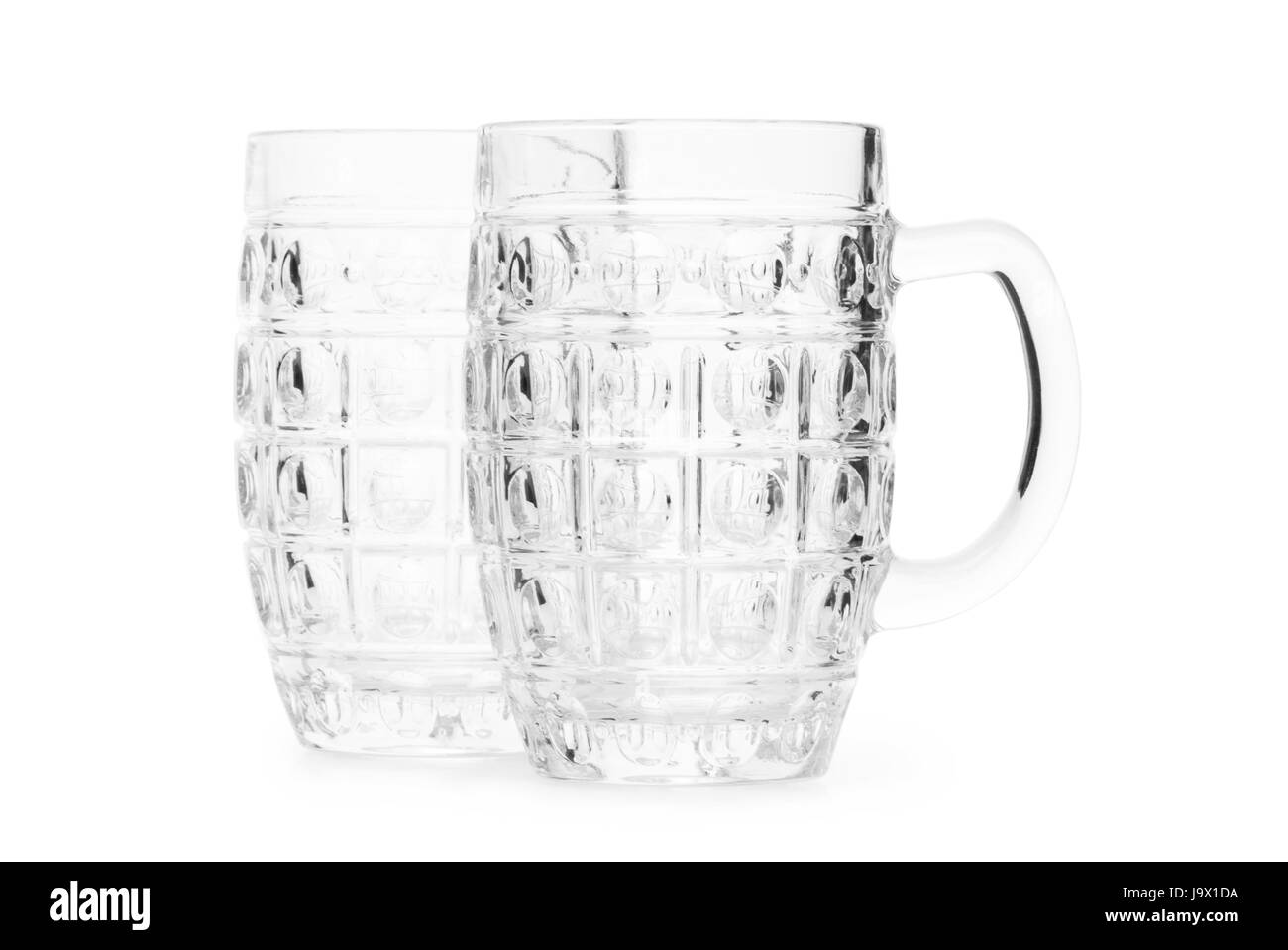 Ristorante, bar, taverna, vetro, calice, tumbler, bere acqua potabile, bavaglini, Foto Stock