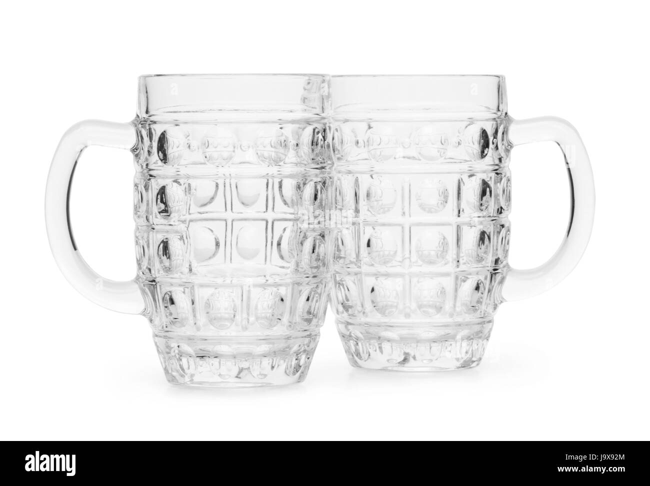 Ristorante, bar, taverna, vetro, calice, tumbler, bere acqua potabile, bavaglini, Foto Stock