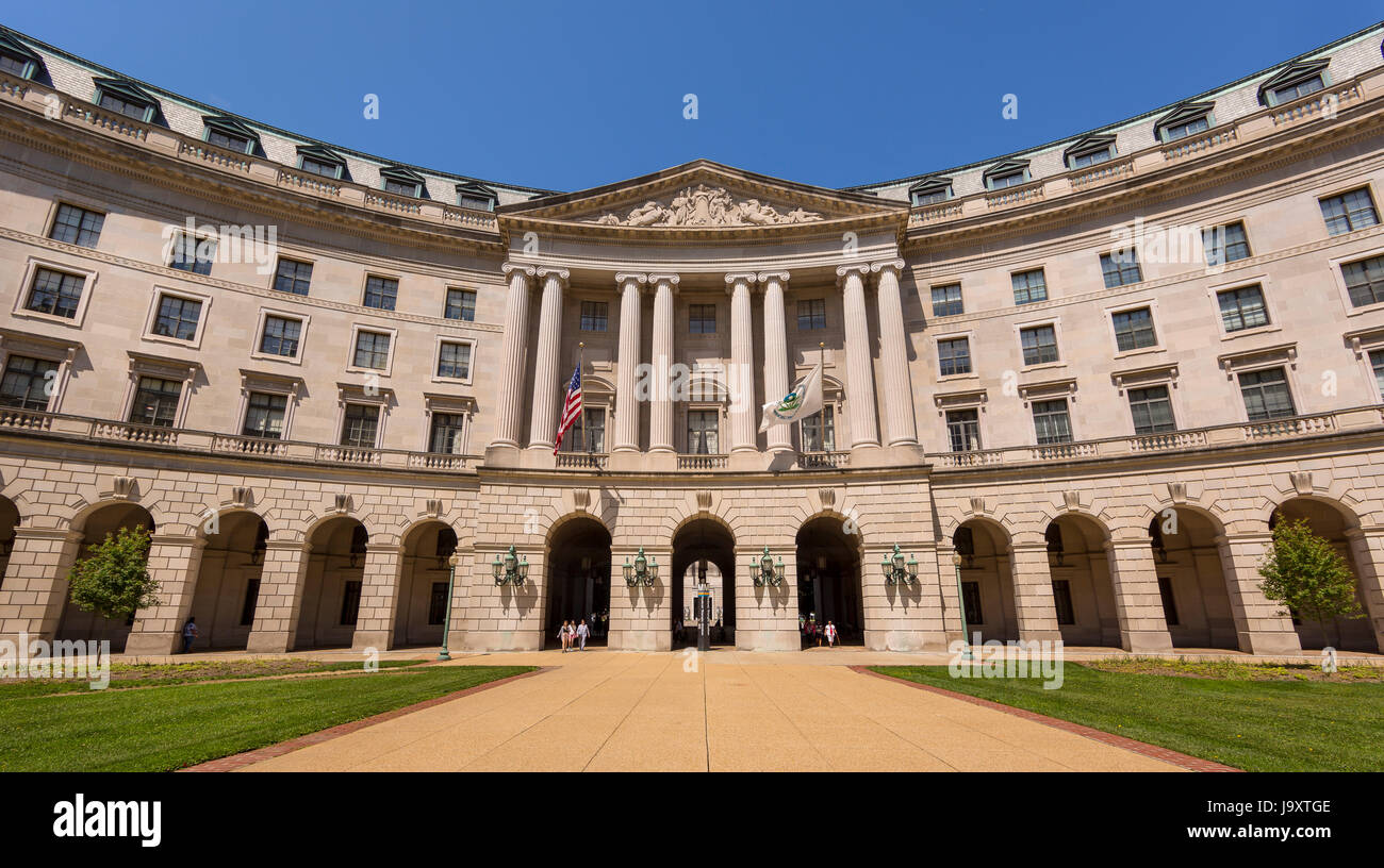 WASHINGTON, DC, Stati Uniti d'America - United States Environmental Protection Agency edificio, sede di EPA. Foto Stock