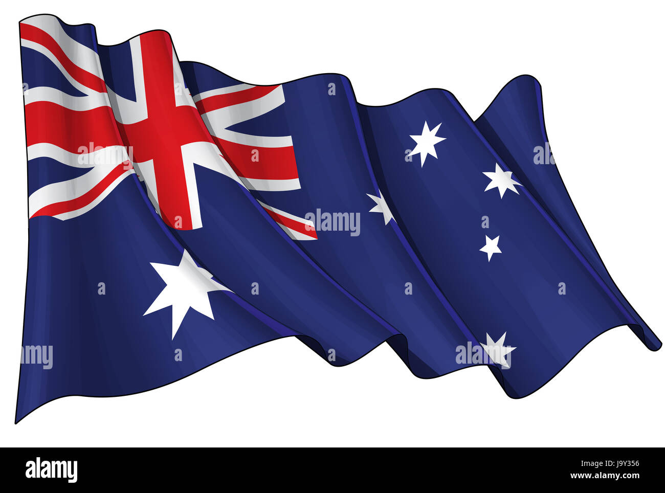 Commonwealth, Australia, bandiera, australiano, blu, commonwealth, australia Foto Stock