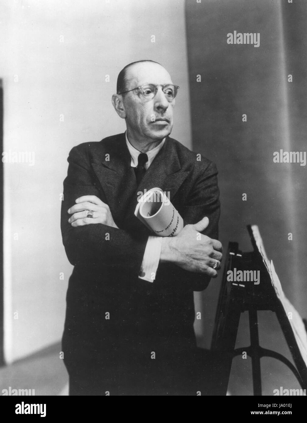 Russo-americano nato il compositore Igor Stravinsky (1882-1971), 1951 Foto Stock