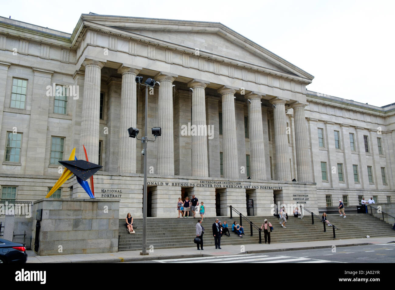Lo Smithsonian American Art Museum e il National Portrait Gallery, parte di Donald W. Reynolds Center di Washington D.C., USA Foto Stock