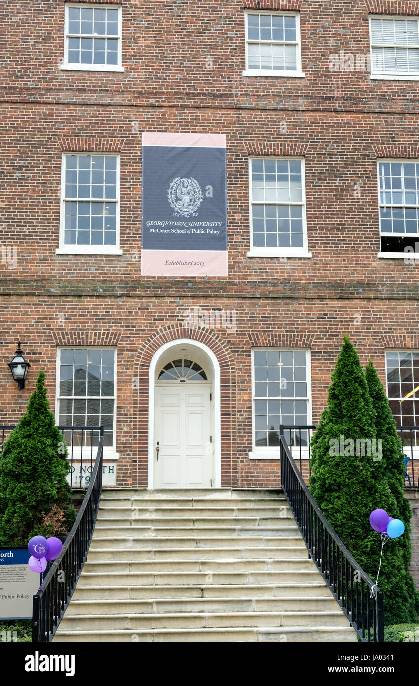 McCourt Scuola di politica pubblica, Georgetown University, Georgetown, Washington, DC, Stati Uniti d'America Foto Stock