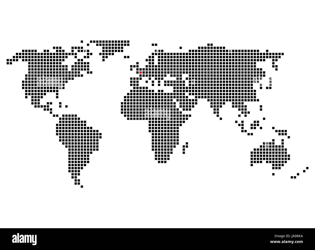 Parigi, Francia, capitale, marcatura, situazione, posizione, francese, Atlas, mappa del Foto Stock