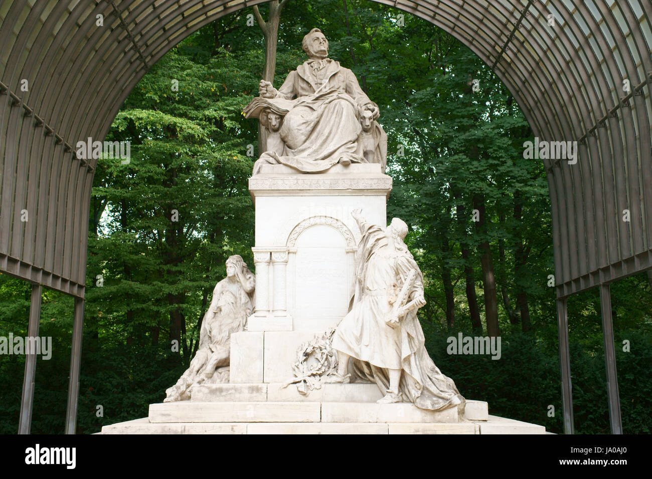 Richard Wagner monumento Foto Stock