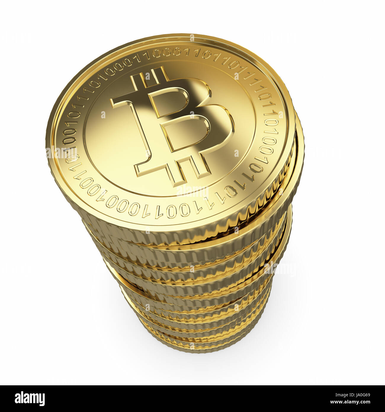 Isolato, valuta, bit, Coin, borsa, stock-exchange, Emporium, centro Foto Stock