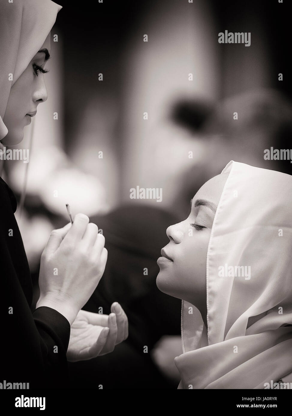 Candide foto scattata al Afrohairshow evento a Londra Foto Stock