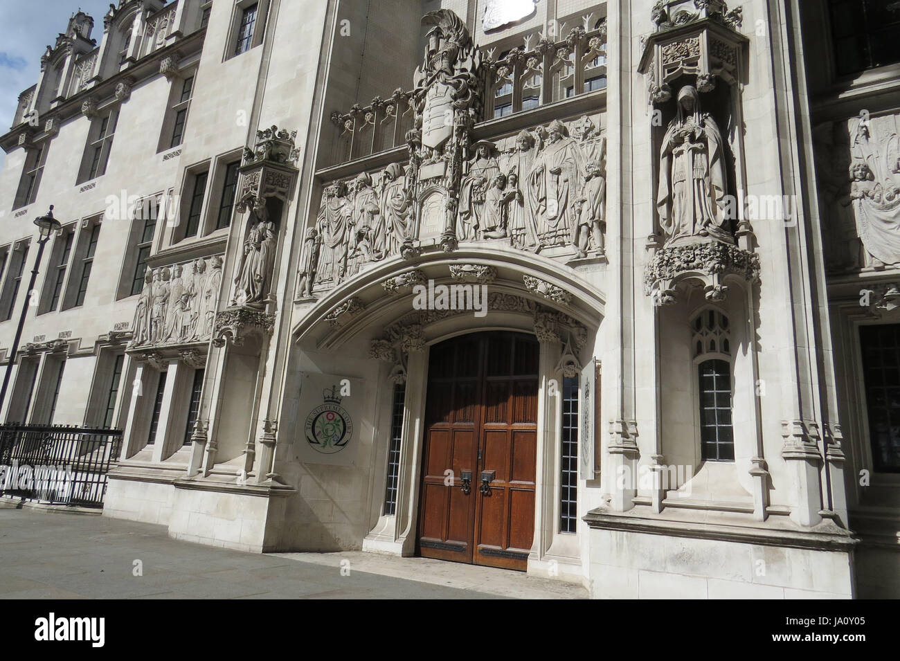 Regno Unito Corte suprema di giustizia edificio in poco George Street, Piazza del Parlamento, Londra. Foto: Tony Gale Foto Stock