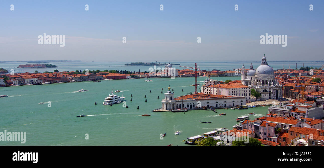 Città della laguna di Venezia Foto Stock