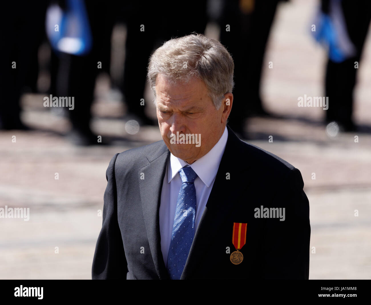 Helsinki, Finlandia. Il 4 giugno, 2017. Sauli Niinistö è il dodicesimo presidente della Repubblica di Finlandia. Credito: Hannu Mononen/Alamy Live News Foto Stock