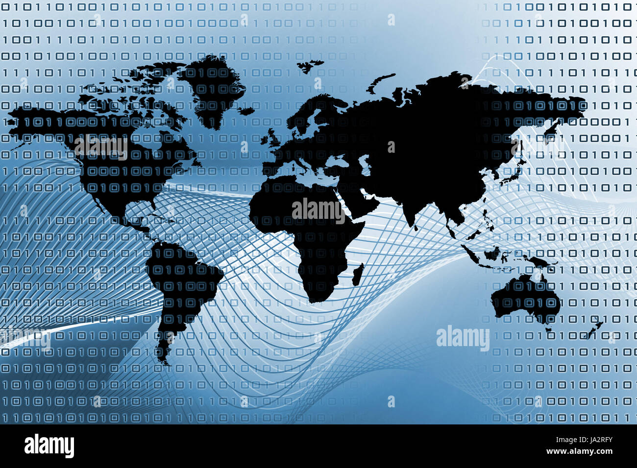 Comunicazione, Globe, il pianeta terra, mondo, globale, internet, www, Foto Stock