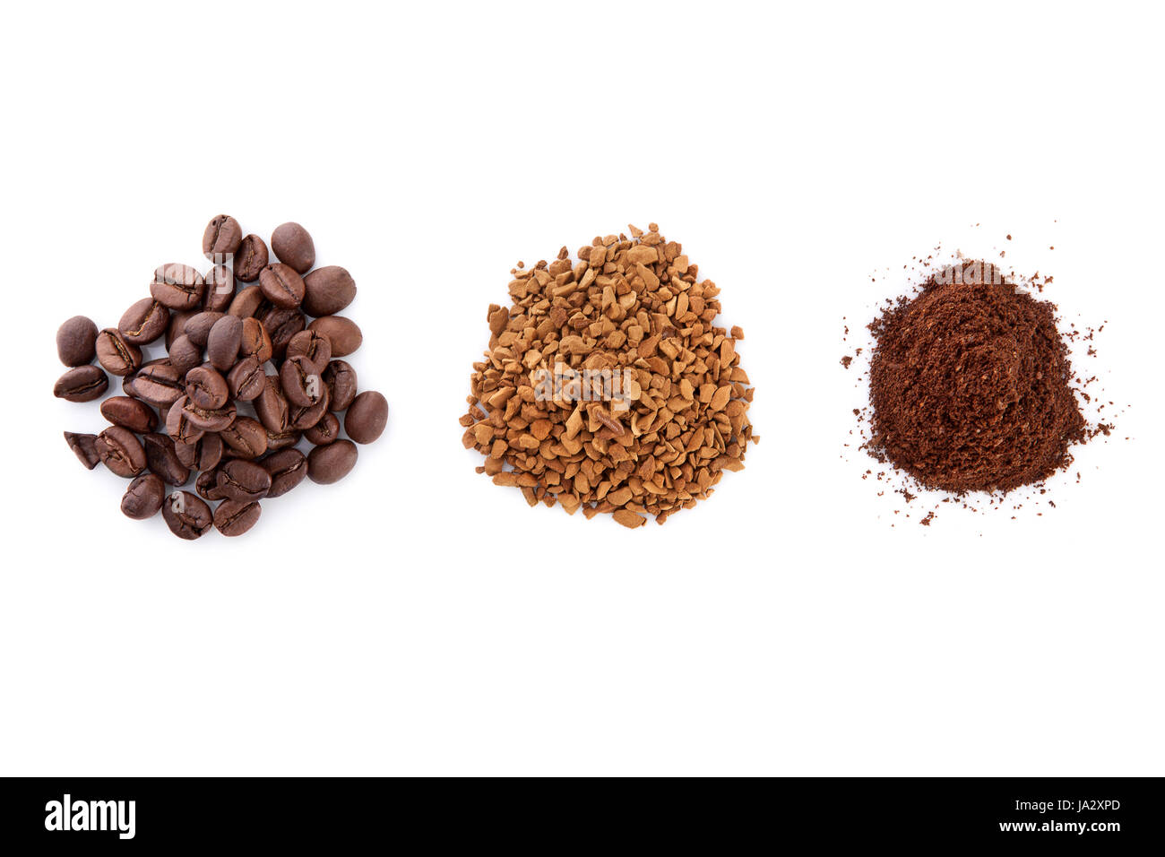 Cafe, cereali, fagioli, polvere, caffè torrefatto, arida, cereali, caffè, drink, Foto Stock