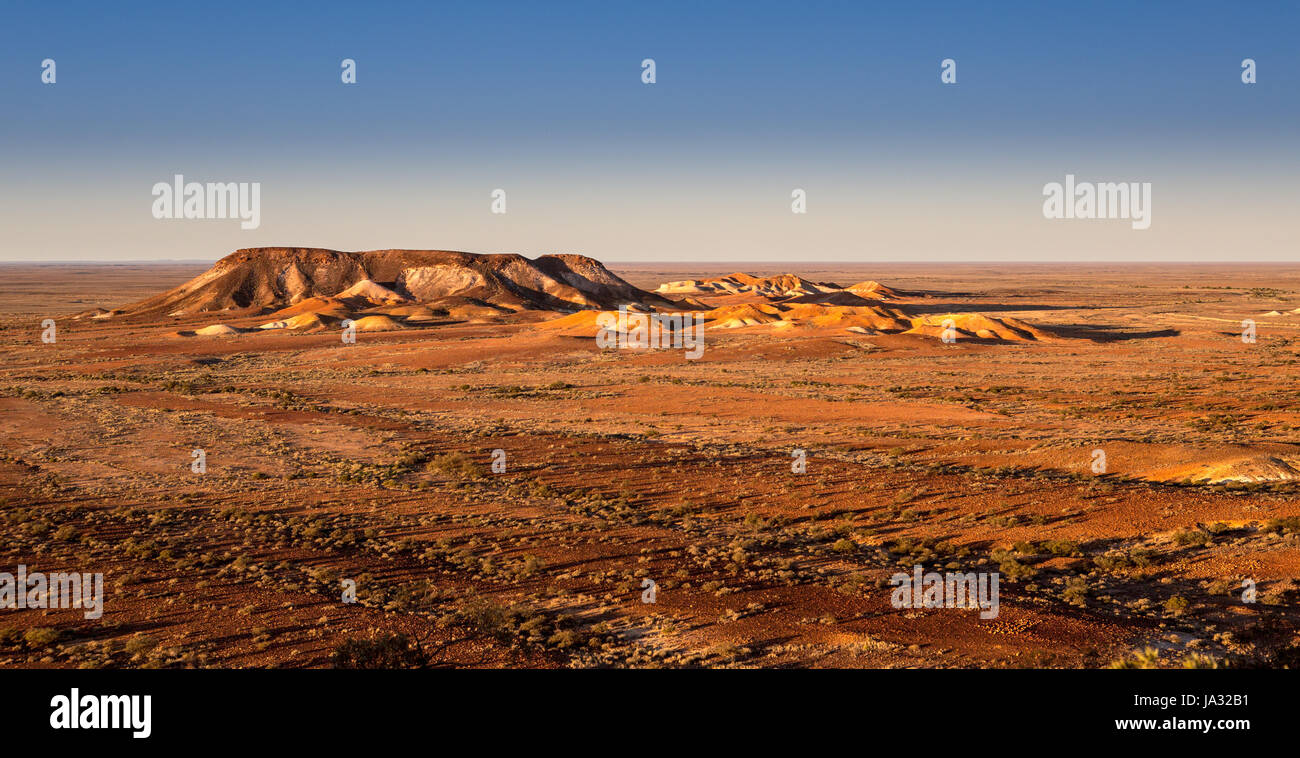 Deserto Deserto, Australia, piatta, da soli, solitario, pietre, montagne, deserto Foto Stock