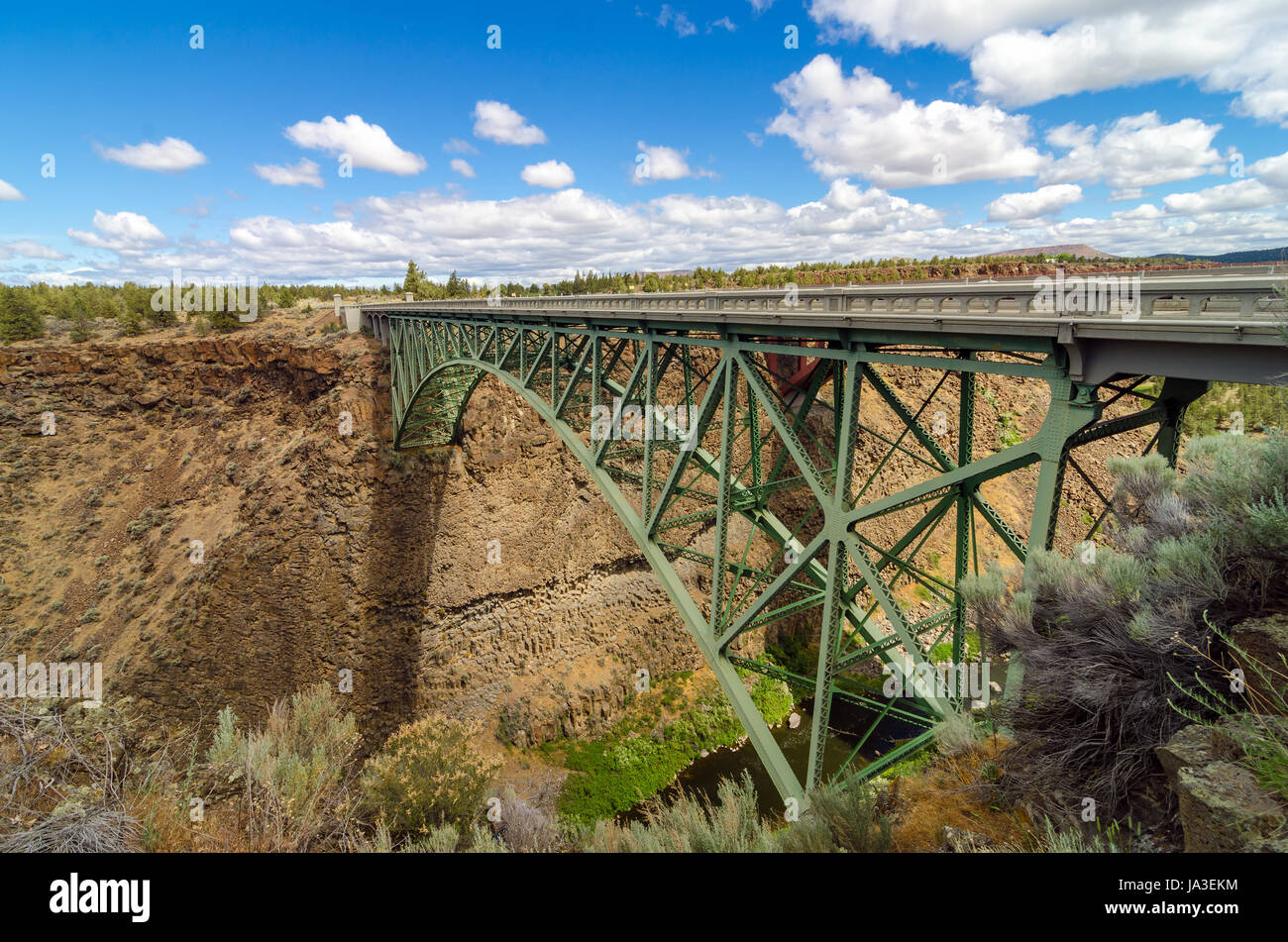 Deserto Deserto, ponte autostradale, autostrada, Canyon, storte, deformato, Foto Stock