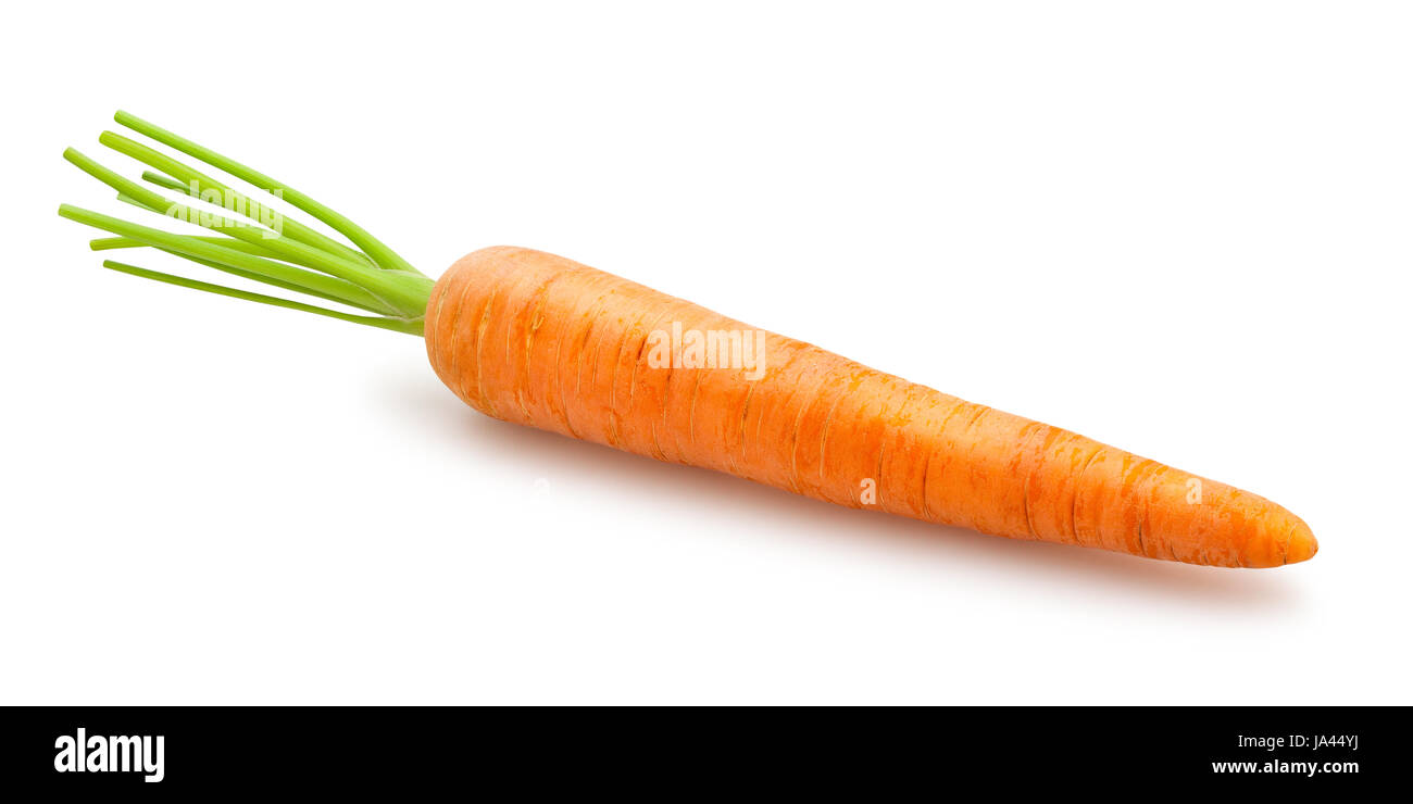 carota isolata Foto Stock