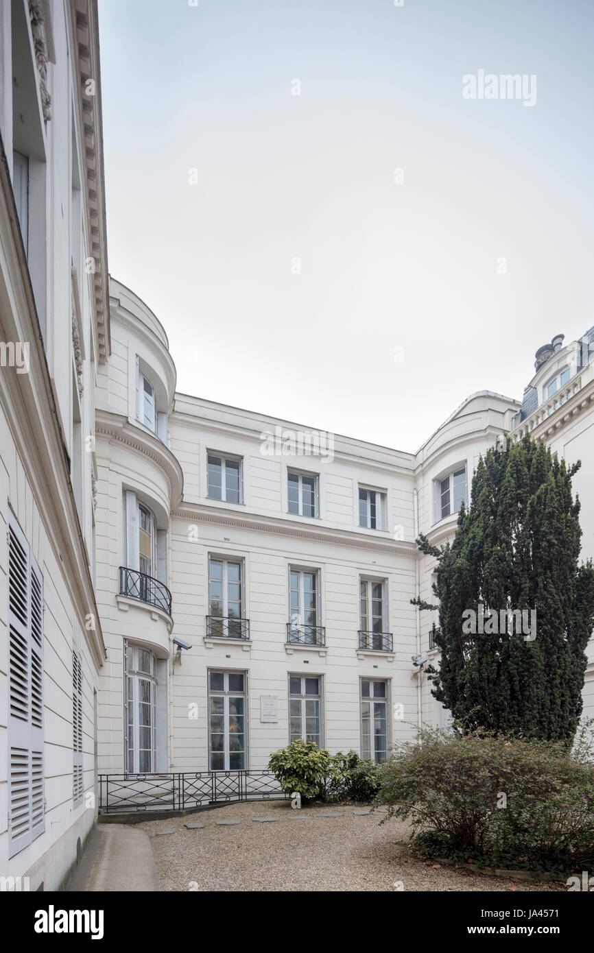 L'hôtel de Verrières, 45-47 rue d'Auteuil Foto Stock